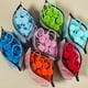 thumbnail image 3 of Juego de cuerdas para el pelo de doble Bola de felpa para niñas, gomas elásticas para el pelo de Color sólido, accesorios para el cabello, venta al por mayor, 5 unidades por lote, 3 of 5