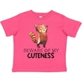 thumbnail image 3 of Inktastic Beware of My Cuteness Cute Red Panda Boys or Girls Toddler T-Shirt, 3 of 5