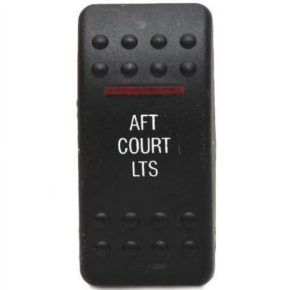 Carling Boat Rocker Switch Plate Cover | Aft Court Lights Actuator