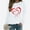 White, variant on SOOMLON Women Valentine's Day Tops Couple Valentines Gift Casual Long Sleeve Scoop Neck T Shirts Cute Love Heart Print Tops Trendy Valentines Clothes 2025 Black XL