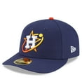 thumbnail image 3 of Men's New Era Navy Houston Astros 2022 City Connect Low Profile 59FIFTY Fitted Hat, 3 of 7