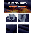 thumbnail image 3 of SHEWIN Sweatshirt for Women Oversized Casual Long Sleeve Quarter Button Henley Neck Pullover Tops Fall Winter Fleece Lining Outfits Clothes, 3 of 9