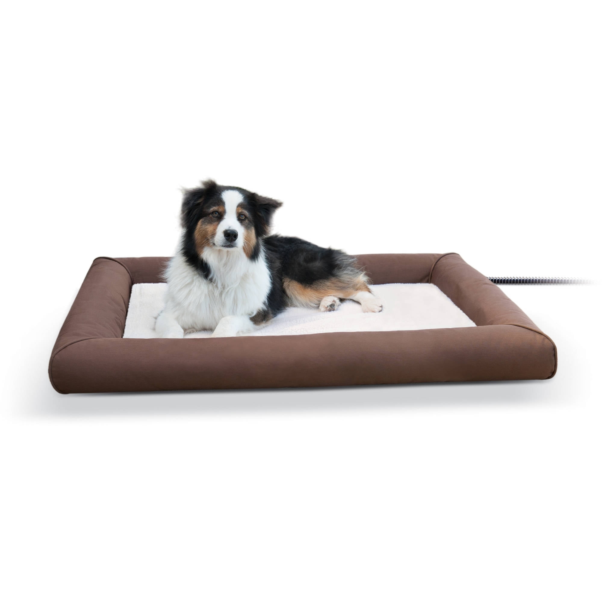 K\u0026H Heated Pet Dog Bed, Large - Walmart 