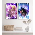 thumbnail image 4 of Póster autoadhesivo de anime de One Piece Luffy, figuras de Zoro para papel tapiz, decoración del hogar, pintura de la ley, arte de pared, dormitorio, dibujos animados, Mihawk, 4 of 5