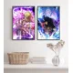 thumbnail image 4 of Póster autoadhesivo de anime de One Piece Luffy, figuras de Zoro para papel tapiz, decoración del hogar, pintura de la ley, arte de pared, dormitorio, dibujos animados, Mihawk, 4 of 5