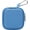 Blue, variant on EAH Mini-Portable Hard Shell Square Earbuds Case for Apple EarPods/Samsung Galaxy Wired/Wireless Earbuds, Cell Phone Accessories Organizer with Carabiner for Earphones