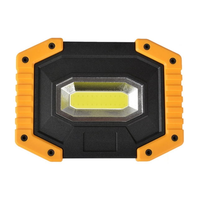 Luz de trabajo LED COB portátil de 30 W para exteriores, lámpara recargable USB de emergencia, reflector, mantenimiento de vehículos, lámpara para acampar Methold HW5203-03
