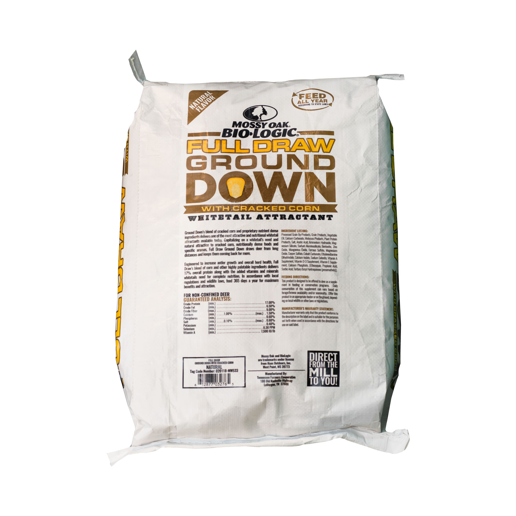 Mossy Oak Biologic Full Draw Ground Down Corn Deer Attractant Walmart Com Walmart Com