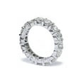 thumbnail image 3 of 5ct Prong Diamond Eternity Ring 14K White Gold, 3 of 4