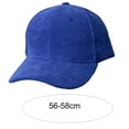 thumbnail image 6 of Autumn Peaked Hat Solid Color Round Top Simple Breathable Lightweight Keep Warm Vintage Wide Brim Unisex Winter Baseball Hat for Outdoor, 6 of 8
