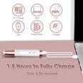 thumbnail image 5 of Eyebrow Trimmer for Women,Electric Eyebrow Hair Remover, Painless Brow Razor Shaper with LED Light, USB Rechargeable, Eye Brow and Face Epilator for Ladies(White), 5 of 5