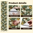 thumbnail image 5 of Peel and Stick Wallpaper 23.6in x 9.8ft Botanical Floral White Brown Yellow Flowers Green Contact Paper Vinyl Self-Adhesive Removable Wall Paper for Bedroom DIY Home Decor Renter Friendly, 5 of 8