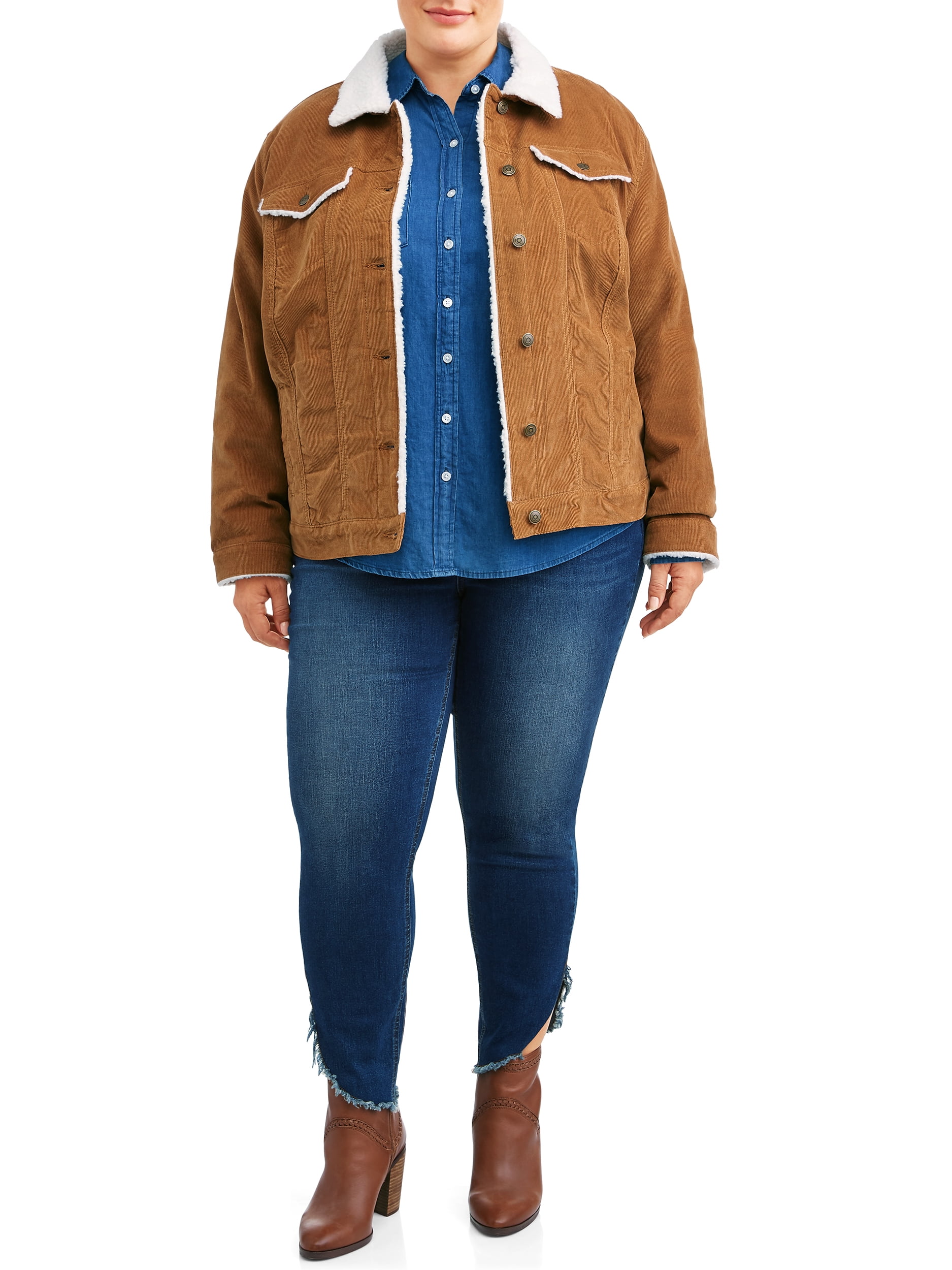 corduroy jacket womens plus size