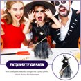 thumbnail image 4 of ColoMX Decoración de muñecas de bruja de Halloween Decoración de halloween Topper Witch Doll Desktop Decor, 4 of 8