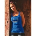 thumbnail image 2 of Meow Text Gold  Racerback Tank Women -Image by Shutterstock, Female Medium, 2 of 4