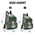 thumbnail image 2 of FORMRS Mini Backpack Purse for Women Travel Daypack Casual Shoulder Bag, Christmas Dog, 2 of 7