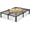 Queen 16 Inch, variant on 14 Inch Twin Size Bed Frame, 3500Lbs Heavy Duty Metal Platform with Round Corner Legs Mattress Slide Stopper, Steel Slat Support No Box Spring Needed, Noise Free, Non-Slip, Easy Assembly