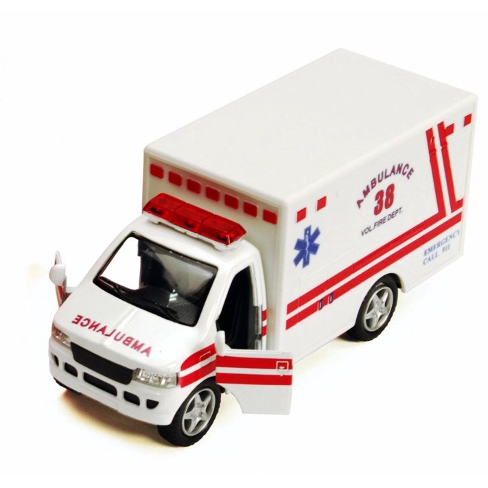 Rescue Team Ambulance, White - Kinsmart 5259D - 5