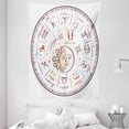 thumbnail image 1 of Zodiac Decor Tapestry, Western Chart with All Signs Aries Virgo Leo Taurus Libra Mystique Fate Calendar, Wall Hanging for Bedroom Living Room Dorm Decor, 60W X 80L Inches, Multi, by Ambesonne, 1 of 2