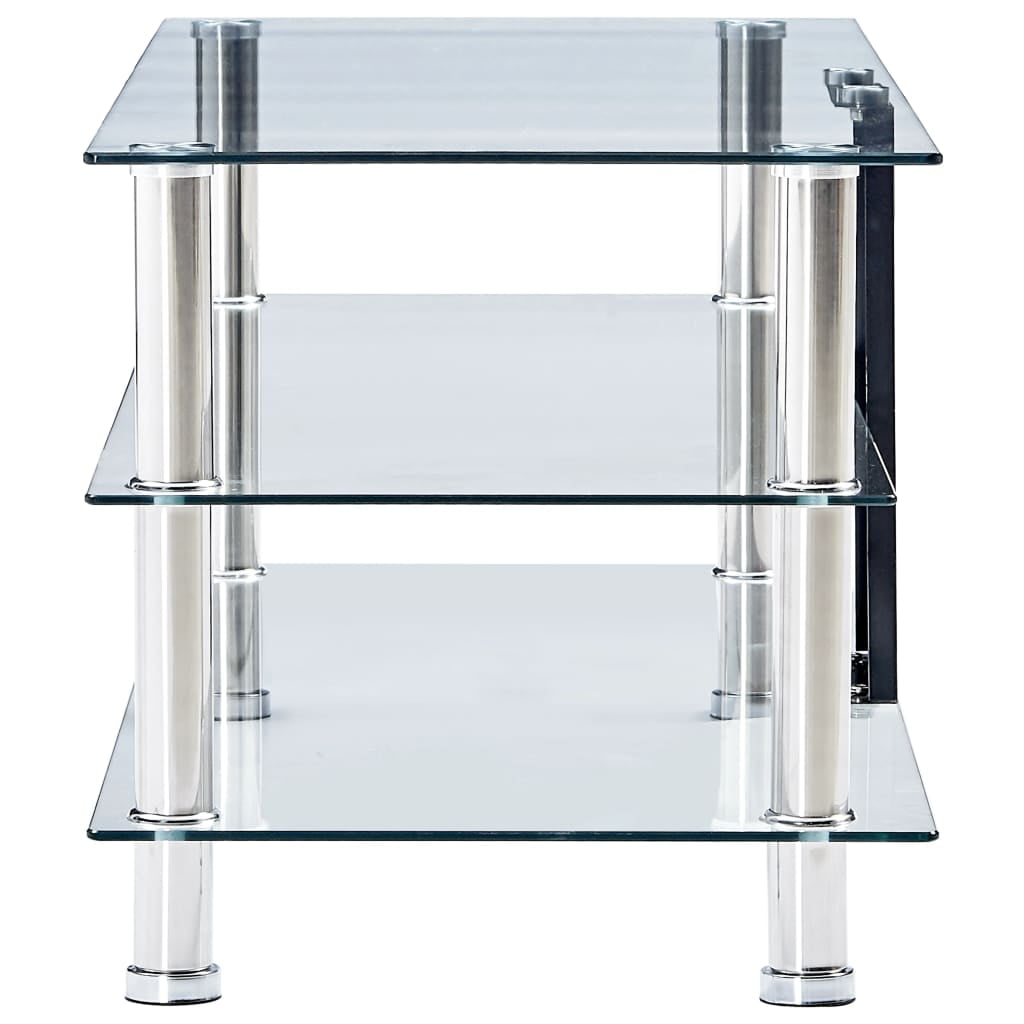 Lowestbest 3 Layers TV Stand Monitor Riser, Glass Computer LCD Desktop Shelf Lowestbest 3 Layers TV Stand Monitor Riser, Glass Computer LCD Desktop Shelf