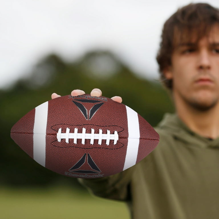 Reebok Official Size Football with Inflatable Pump - Durable