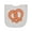 AC-Heather Grey, variant on Inktastic Heart-shaped Pretzel Newborn Bib