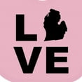 thumbnail image 4 of Inktastic Love Michigan Boys or Girls Baby Bib, 4 of 4