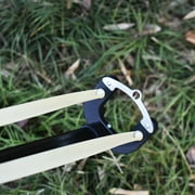 Runzkzy Long Range Shooting Slingshot Outdoor Multifunctional Retractable Catapult with Rubber Bands
