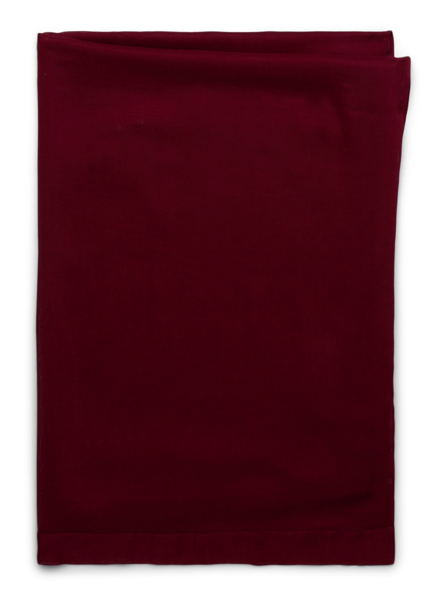 Women's Viscose Woven Flat Hijab, One Size, Garnet