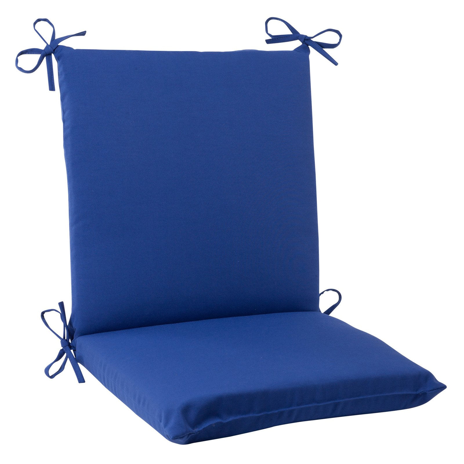 Pillow Perfect 502069 Fresco Navy Squared Corners Chair Cushion