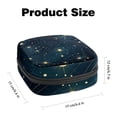 thumbnail image 2 of Constellation Sanitary Napkin Bag Pad Bag Small Canvas Pouch Sanitary Napkin Receptacle Bags 4.7x6.6x6.6 in - Velvet, Sponge, 2 of 6