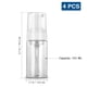 thumbnail image 3 of OUNONA 4 piezas Dispensador de espuma de plástico Botellas Dispensador de bomba de espuma Botellas vacías reutilizables Recipientes de espuma de viajero recargables (100 ml), 3 of 5