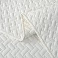 thumbnail image 5 of EMME White Quilt Set,Twin Bedspread Lightweight Microfiber Reversible Twin Size Comforter Set Soft Bed Coverlet 2 Piece Bedding Set for All Season(Basket Weave, 66"x90"), 5 of 6