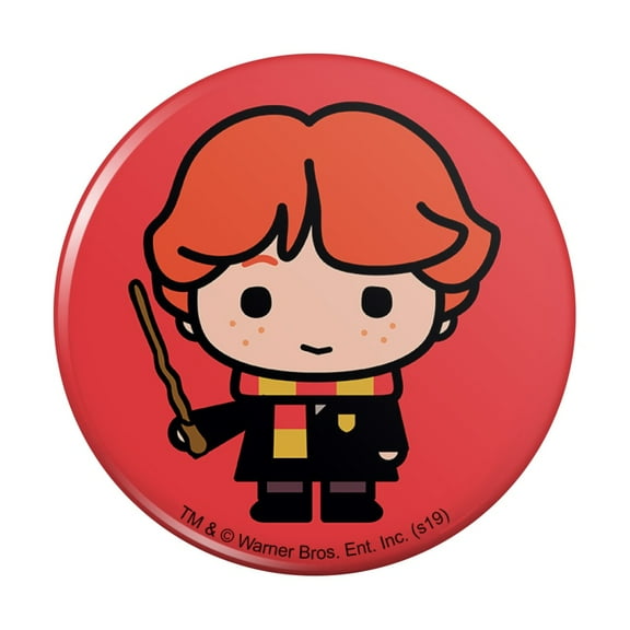 Harry Potter Ron Cute Chibi Character Pinback Button Pin