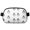 Black-10, variant on Cute Penguin Fanny Pack for Winter - Waterproof Adjustable Waist Bag with Playful Emperor Penguin & Snowflake Print, Lightweight Hands-Free Belt Bag for Cold Weather Activities