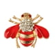 thumbnail image 4 of sweethay Broche Insecto Deslumbrante Diseñador Rhinestone Vintage Breastpin Día de San Valentín Broches de fiesta de boda para mujer Rojo 5piezas, 4 of 6