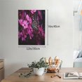 thumbnail image 2 of Kdxio Pink Blossoms Butterfly Pattern Canvas Wall Art 12x16 Inches - Waterproof HD Print Solid Wood Frame for Living Room & Bathroom,Vertical, 2 of 8