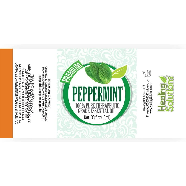 Premium Organic Peppermint Essential Oil - High Quality – Healing Solutions