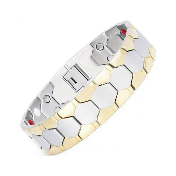 Pulsera de moda para hombre, pulsera de estilo de Metal geométrico Simple a la moda, brazaletes informales para hombre, regalo de joyería para hombre Tan Jianjun unisex