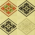 thumbnail image 1 of Ahgly Company Indoor Square Patterned Dark Golden Rod Brown Area Rugs, 7' Square, 1 of 6