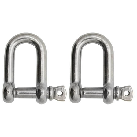 Extreme Max 3006.8249.2 BoatTector Stainless Steel D Shackle - 5/8", 2-Pack