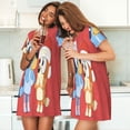 thumbnail image 3 of Lsque Bluey Pattern Nightgowns for Women Sleep Shirts Short Sleeve Nightshirt Pullover Nightdress Soft Sleepwear Relaxed Fit Nightdress, 3 of 5