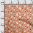 thumbnail image 2 of oneOone Cotton Cambric Orange Fabric Medical Virus Sewing Craft Projects Fabric Prints By Yard 56 Inch Wide, 2 of 4