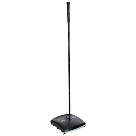 Rubbermaid Commercial Dual Action Sweeper Boar/Nylon Bristles 42 Inch Steel/Plastic Handle Black/Yellow