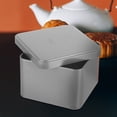 thumbnail image 3 of Metal Tin Square Tea Canister Portable Loose Leaf Tea Tin Box Empty Tin Box with Lid, 3 of 9