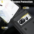 thumbnail image 2 of For Google Pixel 7 Shockproof Rubber Hybrid Hard KickStand Phone Protective Case Cover, 2 of 5
