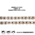 thumbnail image 2 of Niche 520 Drive Chain 68 Links Non O-Ring with Master Link Motorcycle 519-CDC2335H, 2 of 4