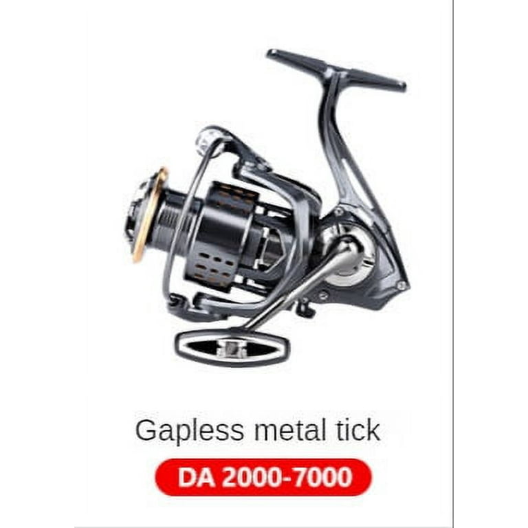 HCXIN Fishing Reel ,Spinning Reel - Full Metal Body, Braid-Ready Spool,  Hollow Out Rotor - Saltwater & Freshwater Fishing 