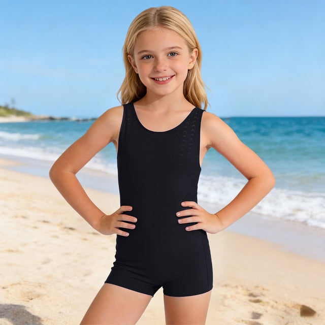 Girls Swimsuit for Girls Rash Guard Sun with UPF Beach and Pool Activewear for Everyday Play