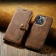 thumbnail image 5 of Funda de cuero magnética desmontable para iPhone 16 Pro Max 15 12 13 11 14 Plus XS XR X SE 2022 Funda tipo billetera con tarjetero, 5 of 5